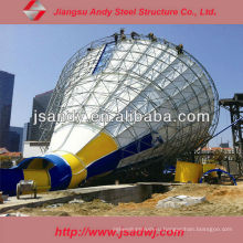 Популярные стальные водные горки Space Frame Water Park Equipments